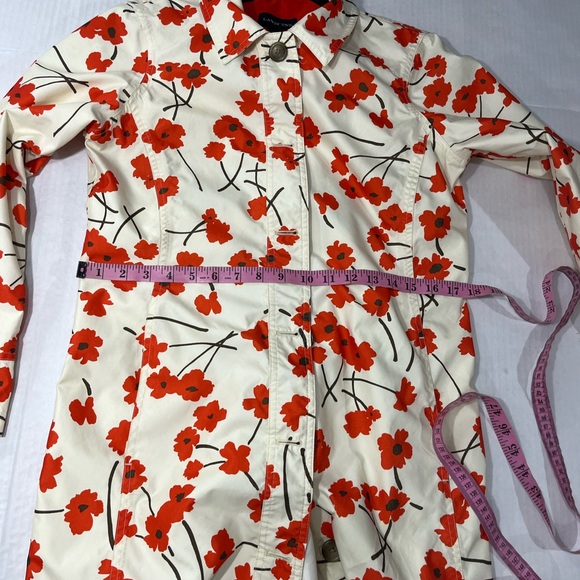 LANDS' END FLORAL POPPY RAIN COAT - Picture 3 of 16